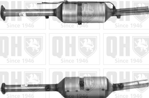 Quinton Hazell QDPF11241HP - Сажі / частковий фільтр, система вихлопу ОГ autozip.com.ua
