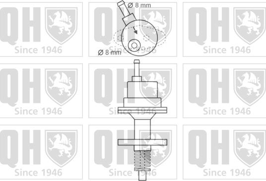 Quinton Hazell QFP153 - Паливний насос autozip.com.ua