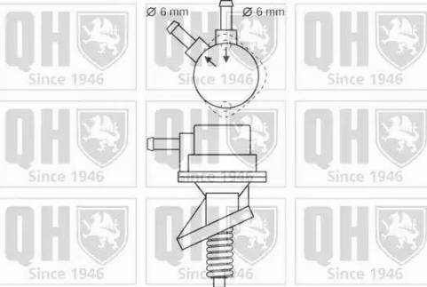 Quinton Hazell QFP17 - Паливний насос autozip.com.ua