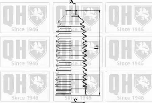 Quinton Hazell QG1489 - Комплект пилника, рульове управління autozip.com.ua