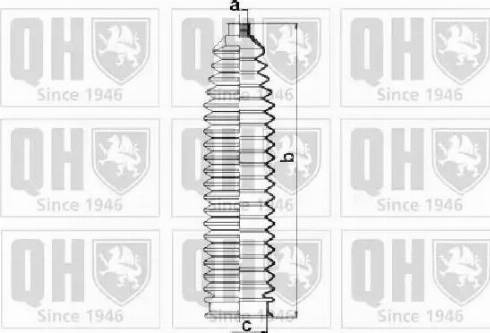 Quinton Hazell QG1513 - Комплект пилника, рульове управління autozip.com.ua