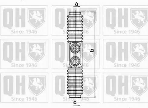 Quinton Hazell QG1184 - Комплект пилника, рульове управління autozip.com.ua