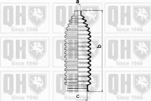 Quinton Hazell QG1351 - Комплект пилника, рульове управління autozip.com.ua