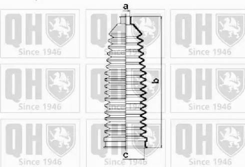 Quinton Hazell QG1324 - Комплект пилника, рульове управління autozip.com.ua