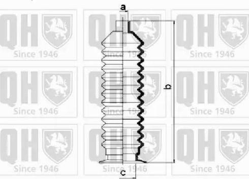 Quinton Hazell QG1327 - Комплект пилника, рульове управління autozip.com.ua