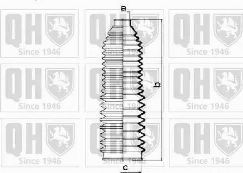 Quinton Hazell QG1297 - Комплект пилника, рульове управління autozip.com.ua