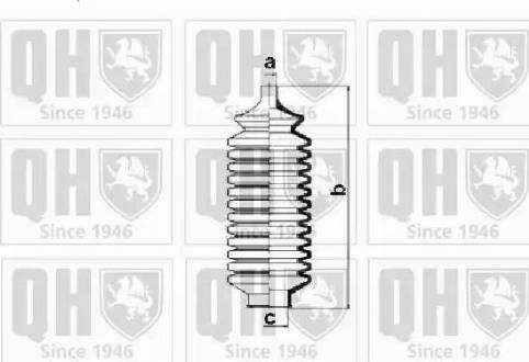 Quinton Hazell QG1370 - Комплект пилника, рульове управління autozip.com.ua
