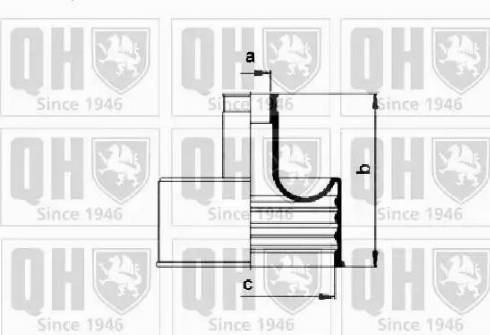 Quinton Hazell QJB147 - Пильник, приводний вал autozip.com.ua