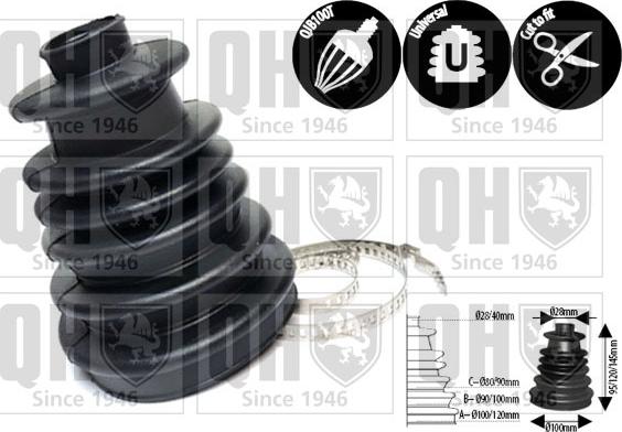 Quinton Hazell QJB7500 - Пильник, приводний вал autozip.com.ua