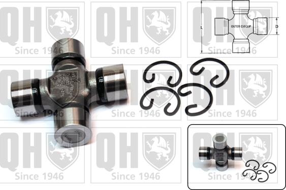 Quinton Hazell QL531 - Осьова шестерня, зрівняні. коніч. зубч. колесо - диференціал autozip.com.ua