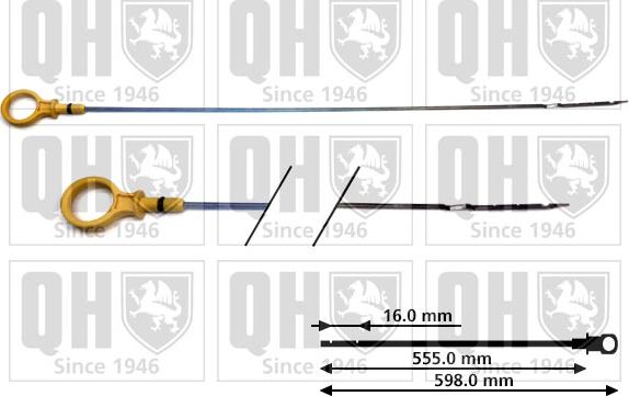 Quinton Hazell QOD159 - Покажчик рівня масла autozip.com.ua