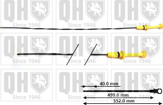 Quinton Hazell QOD101 - Покажчик рівня масла autozip.com.ua