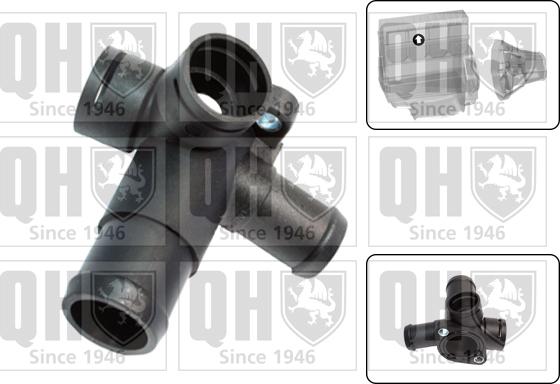 Quinton Hazell QTH818CF - Фланець охолоджуючої рідини autozip.com.ua