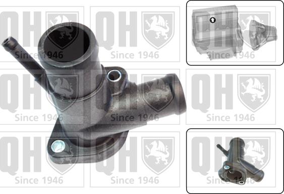 Quinton Hazell QTH830CF - Фланець охолоджуючої рідини autozip.com.ua