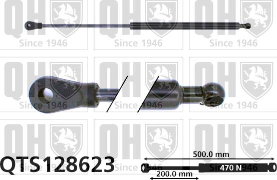 Quinton Hazell QTS128623 - Газова пружина, кришка багажник autozip.com.ua