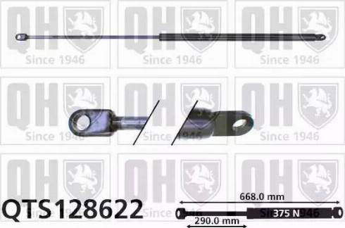 FPS FP 0017 290 - Газова пружина, капот autozip.com.ua