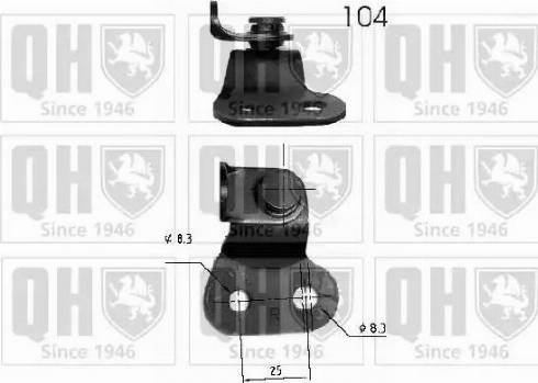 Quinton Hazell QTS840235 - Газова пружина, кришка багажник autozip.com.ua