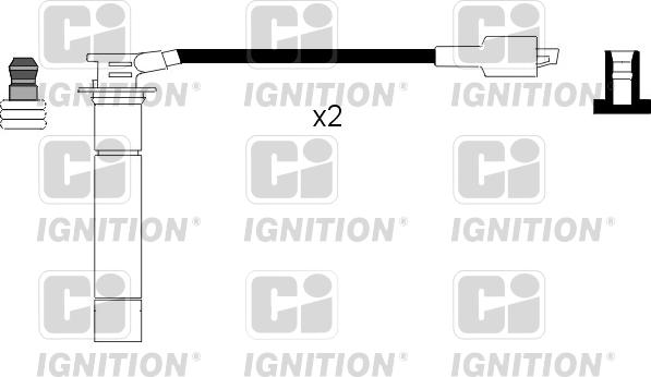 Quinton Hazell XC998 - Комплект проводів запалювання autozip.com.ua