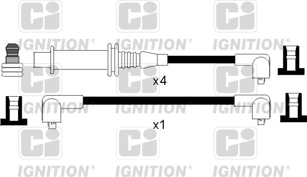 Quinton Hazell XC993 - Комплект проводів запалювання autozip.com.ua