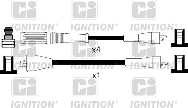 Quinton Hazell XC992 - Комплект проводів запалювання autozip.com.ua