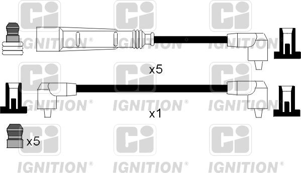 Quinton Hazell XC948 - Комплект проводів запалювання autozip.com.ua