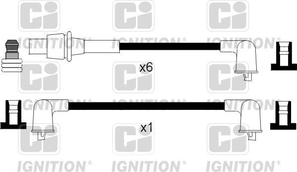 Quinton Hazell XC947 - Комплект проводів запалювання autozip.com.ua