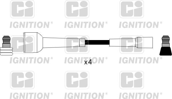 Quinton Hazell XC968 - Комплект проводів запалювання autozip.com.ua