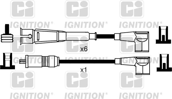 Quinton Hazell XC904 - Комплект проводів запалювання autozip.com.ua