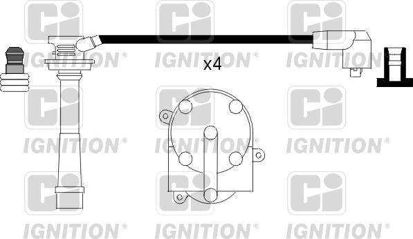 Quinton Hazell XC900 - Комплект проводів запалювання autozip.com.ua