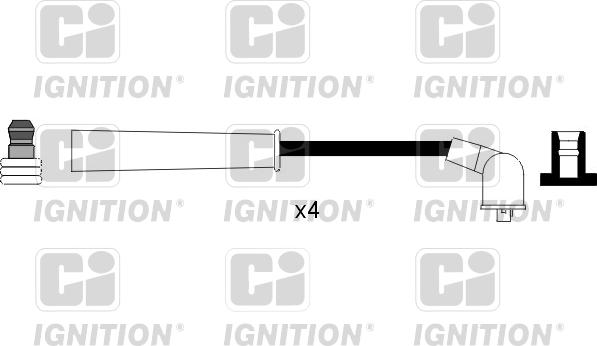 Quinton Hazell XC919 - Комплект проводів запалювання autozip.com.ua