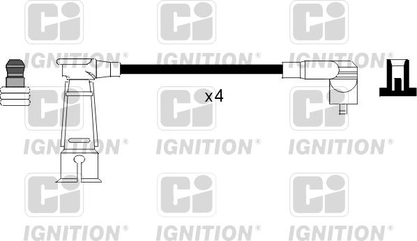 Quinton Hazell XC914 - Комплект проводів запалювання autozip.com.ua