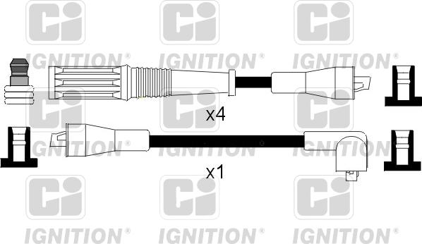 Quinton Hazell XC928 - Комплект проводів запалювання autozip.com.ua