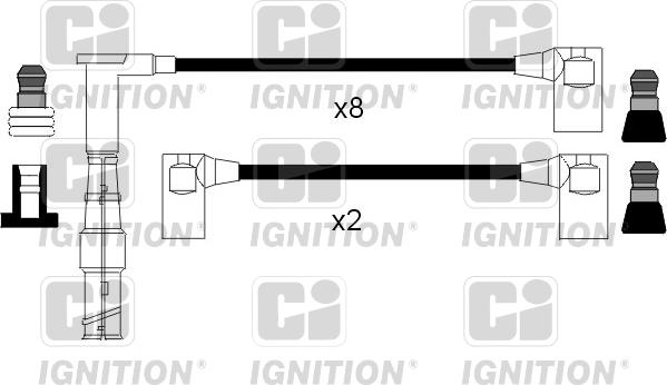 Quinton Hazell XC922 - Комплект проводів запалювання autozip.com.ua