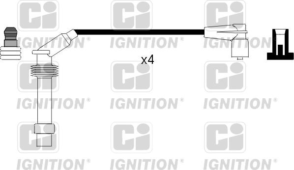 Quinton Hazell XC975 - Комплект проводів запалювання autozip.com.ua