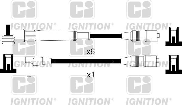 Quinton Hazell XC496 - Комплект проводів запалювання autozip.com.ua