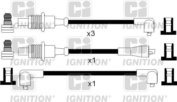 Quinton Hazell XC449 - Комплект проводів запалювання autozip.com.ua