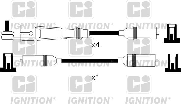Quinton Hazell XC440 - Комплект проводів запалювання autozip.com.ua