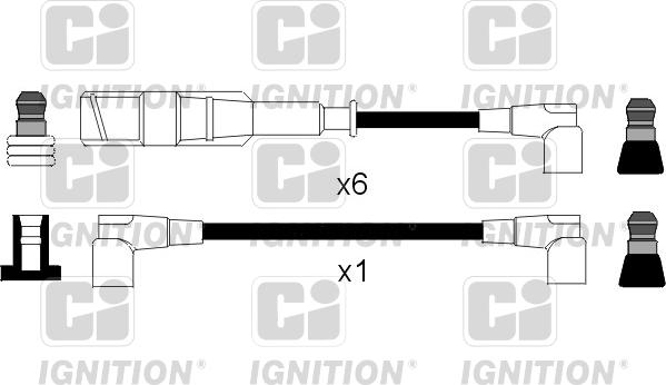 Quinton Hazell XC462 - Комплект проводів запалювання autozip.com.ua