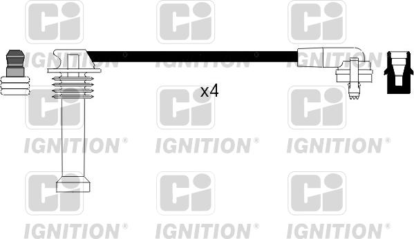 Quinton Hazell XC402 - Комплект проводів запалювання autozip.com.ua
