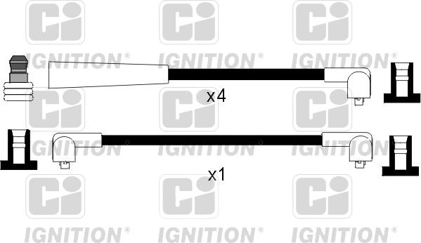 Quinton Hazell XC415 - Комплект проводів запалювання autozip.com.ua