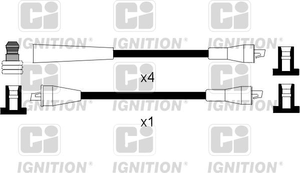 Quinton Hazell XC411 - Комплект проводів запалювання autozip.com.ua