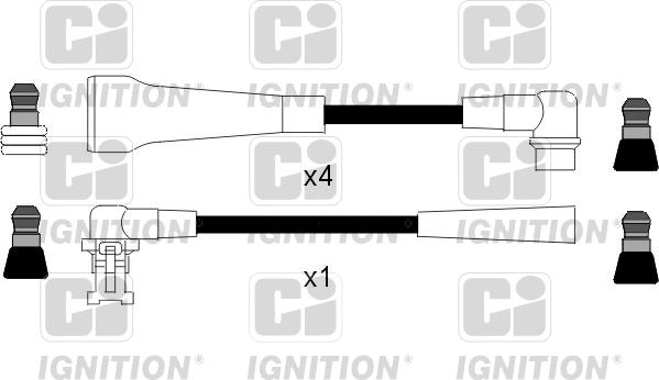 Quinton Hazell XC482 - Комплект проводів запалювання autozip.com.ua