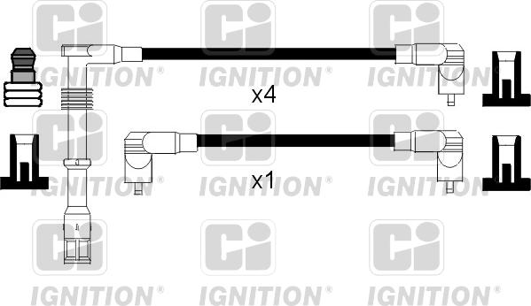 Quinton Hazell XC438 - Комплект проводів запалювання autozip.com.ua