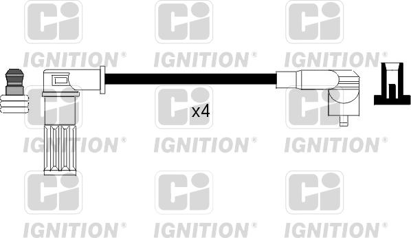Quinton Hazell XC551 - Комплект проводів запалювання autozip.com.ua