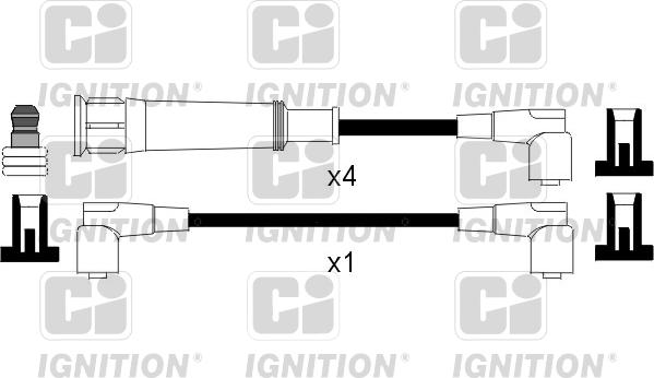 Quinton Hazell XC561 - Комплект проводів запалювання autozip.com.ua