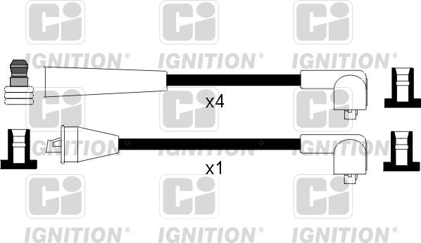 Quinton Hazell XC502 - Комплект проводів запалювання autozip.com.ua