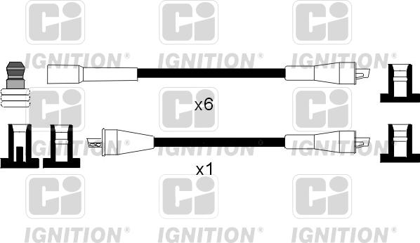Quinton Hazell XC589 - Комплект проводів запалювання autozip.com.ua