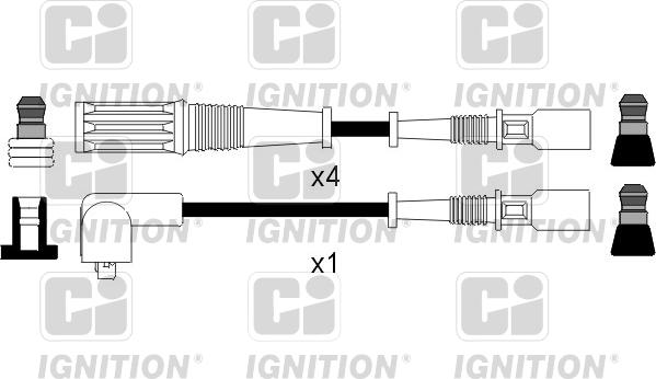 Quinton Hazell XC535 - Комплект проводів запалювання autozip.com.ua