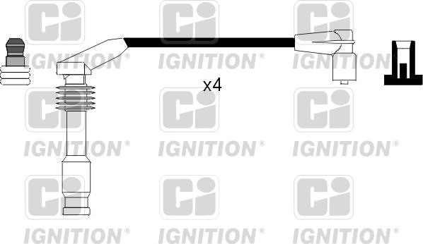 Quinton Hazell XC647 - Комплект проводів запалювання autozip.com.ua