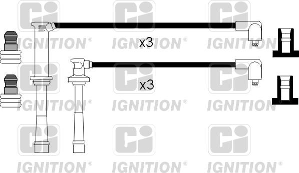 Quinton Hazell XC651 - Комплект проводів запалювання autozip.com.ua